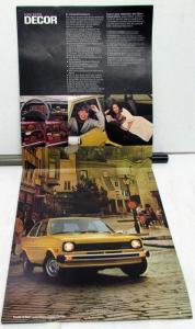 1978 Ford Fiesta Dealer Sales Brochure Import Features Options Specs