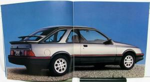 1985 Lincoln Mercury Dealer Merkur XR4Ti Import Dealer Sales Brochure Large