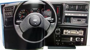 1985 Lincoln Mercury Dealer Merkur XR4Ti Import Dealer Sales Brochure Large