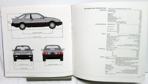 1985 Lincoln Mercury Dealer Merkur XR4Ti Import Dealer Sales Brochure Large