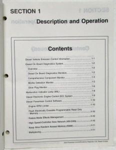 2003 Ford 6.0L Diesel Powertrain Control Emissions Diagnosis Service Manual -Rev