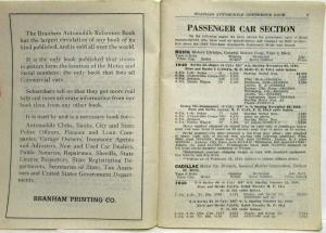 1949 Branham Automobile Reference Book - May Supplement Includes Travel Trailers