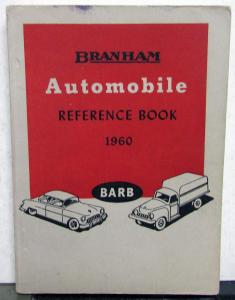 1960 Branham Automobile Reference Book Oldsmobile Pontiac Edsel GMC