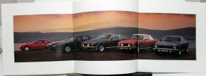 1986-1987 Aston Martin Dealer Sales Brochure V8 Saloon Volante Vantage Lagonda