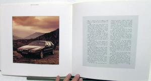 1986-1987 Aston Martin Dealer Sales Brochure V8 Saloon Volante Vantage Lagonda