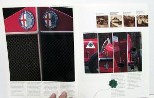 1991 Alfa Romeo Sales Literature Set 164 & Heritage Brochures Letter Envelope