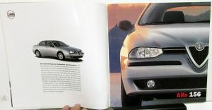 2000 Alfa Romeo Foreign Dealer Sales Brochure German Text Full Line