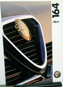 1993 Alfa Romeo 164 Super Foreign Dealer Sales Brochure German Text