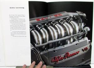 1993 Alfa Romeo 164 Super Foreign Dealer Sales Brochure German Text