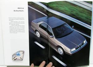 1993 Alfa Romeo 164 Super Foreign Dealer Sales Brochure German Text