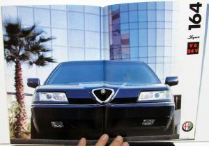 1993 Alfa Romeo 164 Super Foreign Dealer Sales Brochure German Text