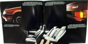 1986-1987 Alfa Romeo Dealer Sales Brochure Milano Models Large