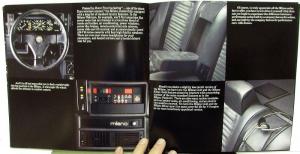 1986-1987 Alfa Romeo Dealer Sales Brochure Milano Models Large