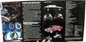 1986-1987 Alfa Romeo Dealer Sales Brochure Milano Models Large
