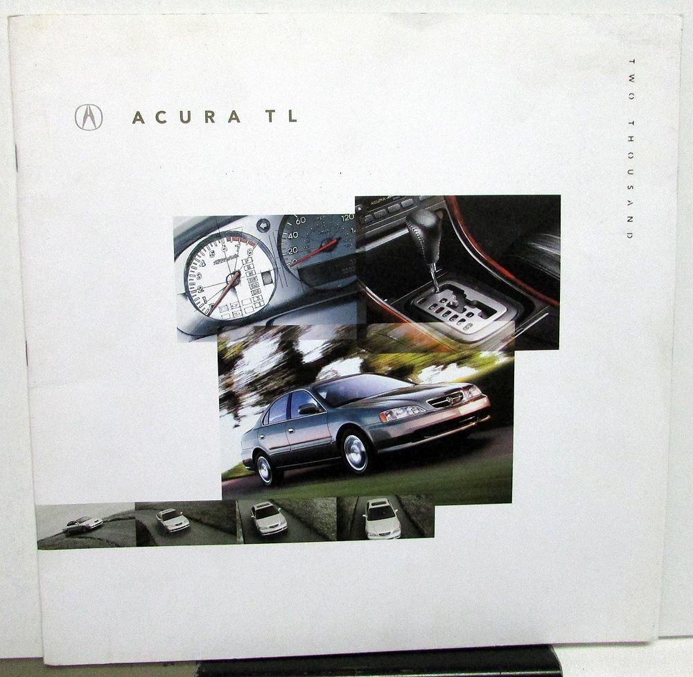 2000 Honda Acura TL Dealer Prestige Sales Brochure Features Options Specs
