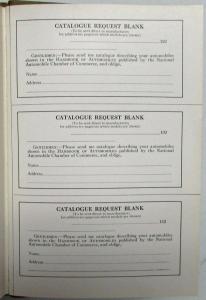 1924 Hand Book of Automobiles - Hardback - Anderson Daniels Cleveland Dodge Bros