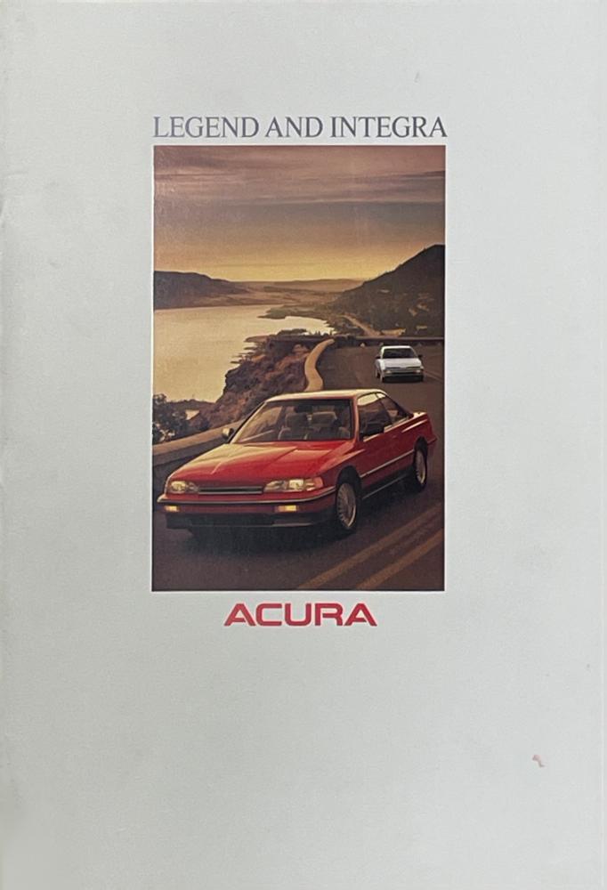 1989 Acura Legend & Integra Dealer Prestige Sales Brochure Large