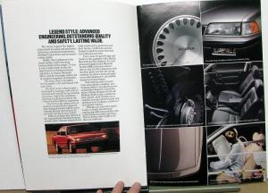 1989 Acura Legend & Integra Dealer Prestige Sales Brochure Large