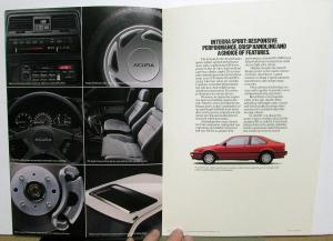 1989 Acura Legend & Integra Dealer Prestige Sales Brochure Large