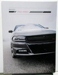 2015 Dodge Charger RT Hellcat Dealer Sales Brochure Original Hemi Scat Pack