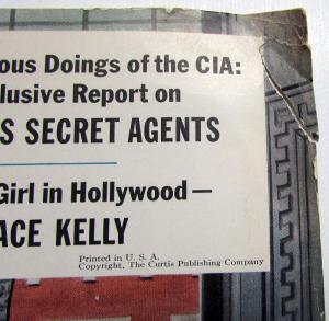 1954 1955 REO V8 Truck Engine Sales Brochure Folder Sat Evening Post Reprint XL