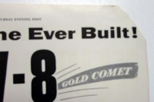 1954 1955 REO V8 Truck Engine Sales Brochure Folder Sat Evening Post Reprint XL