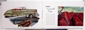 1947 Lincoln & Continental V-12 Sedan Club Coupe Cabriolet Sales Brochure Orig
