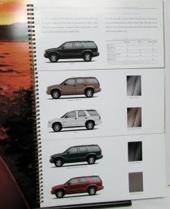 1996 Oldsmobile Bravada Dealer Prestige Sales Brochure Spiral Bound Large