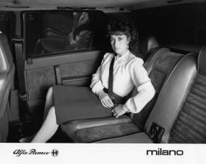 1987 Alfa Romeo Milano Back Seat Press Photo 0005