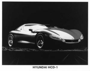 1993 Hyundai HCD-1 Concept Car Press Photo 0003