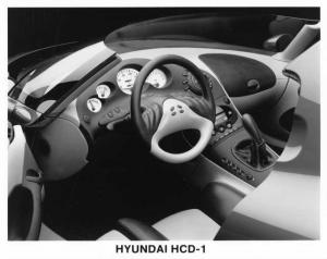 1993 Hyundai HCD-1 Concept Car Interior Press Photo 0006