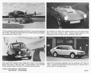 1997 Saab Collage Press Photo 0043 - 92 Sonett Super Sport 96 99 Turbo