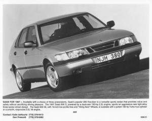 1997 Saab 900 Press Photo 0044