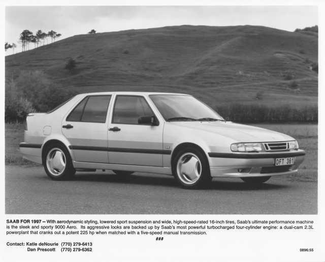 1997 Saab 50th Anniversary Edition 9000 CSE Special Edition Press Photo 0049 
