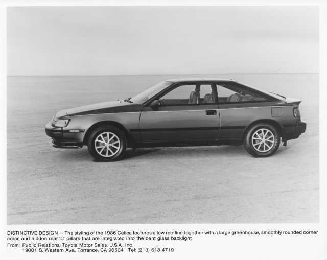 1986 Toyota Celica Press Photo 0027