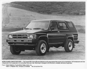 1986 Toyota 4Runner SR5 Turbo Press Photo 0035