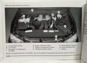 1998 Cadillac Catera Owners Operator Manual