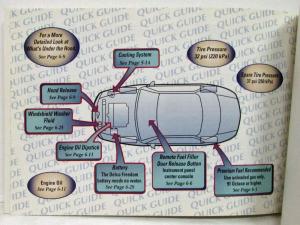 1998 Cadillac Catera Owners Operator Manual