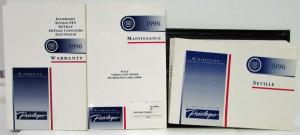 1996 Cadillac Seville Owners Operator Manual with Warranty and Maint Schedule