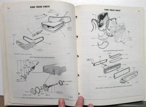 1960 Ford Truck Parts and Accessories Catalog Book Pickup Heavy Duty Tilt Cab 60