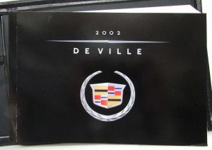 2002 Cadillac Deville Boxed Soft Cover Owners Operator Manual with Extras
