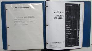 1976 AM General Jeep Model FJ-9 Postal Service Parcel Delivery Truck Shop Manual