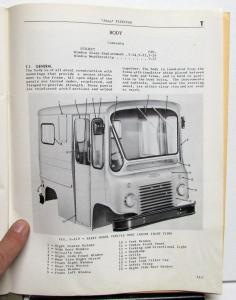 1963 Kaiser Jeep Service Shop Manual Supplement Model FJ-3 Post Office Fleetvan