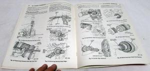 1989 Jeep Dealer Service Shop Manual Supplement Set AX 15 Trans Anti-Lock Brakes