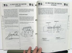 1987 Jeep Dealer Component Service Shop Manual Multi-Point Fuel Injection MPI