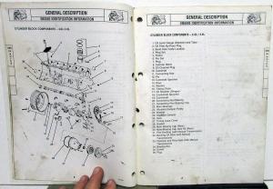 1986 AMC Jeep Dealer Component Service Shop Manual 4.0/4.2L Six Cylinder Engine