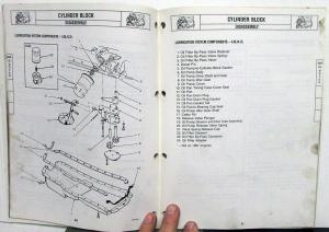 1986 AMC Jeep Dealer Component Service Shop Manual 4.0/4.2L Six Cylinder Engine