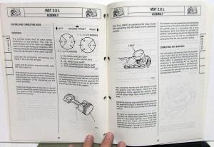1984 Jeep Dealer Component Service Shop Manual 2.8L [V-6] Six Cylinder Engine