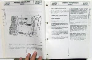 1984 AMC Jeep Dealer Component Service Shop Manual 700/900 Series Transmission