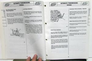 1984 AMC Jeep Dealer Component Service Shop Manual 700/900 Series Transmission